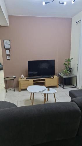 TV a/nebo společenská místnost v ubytování Howard rooms