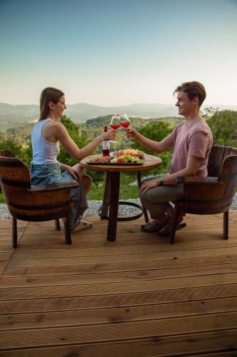 Tetamu yang menginap di Glamping Paradise Škatlar