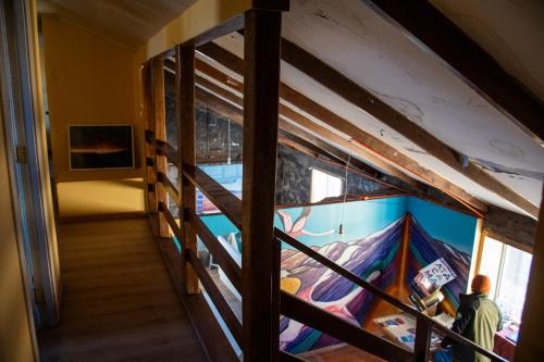 Voodi või voodid majutusasutuse Refugio El Volcán toas