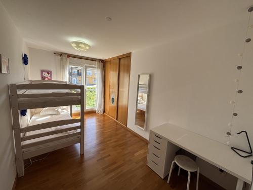 Postel nebo postele na pokoji v ubytování Grupo Gontad Apto Heol - Cabana de Bergantiños