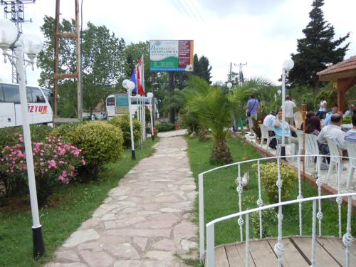 Zahrada ubytování Hamsilos Apart Hotel