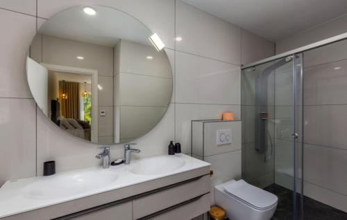 Koupelna v ubytování Beautiful Villa Amelie in Opatija