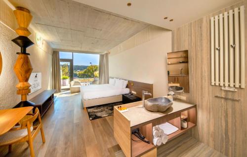 Χώρος καθιστικού στο Hotel GLAR Conference & SPA