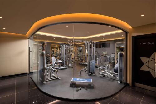 Gimnasio o equipo deportivo en Radisson Blu Leogrand Hotel