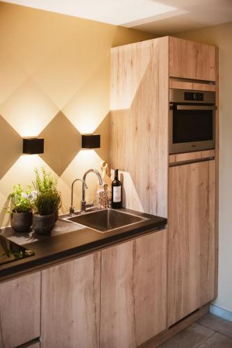 Dapur atau dapur kecil di B&B Landstein
