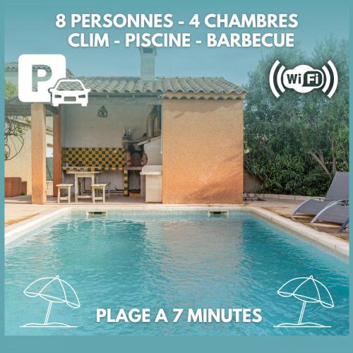 Villa La Provençale - Piscine - Wifi - Clim