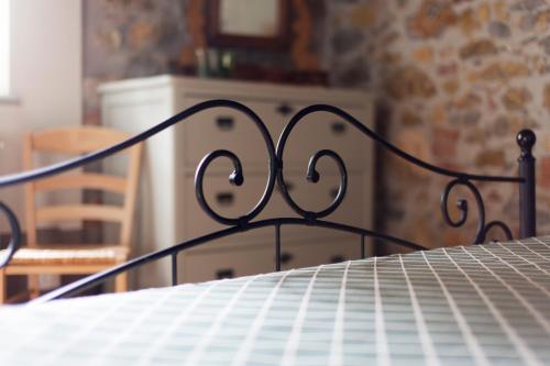 Cama o camas de una habitación en Agriturismo Bio Podere Doganelle