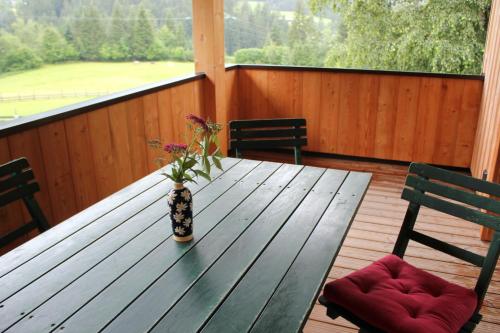 Balkoni atau teres di Ferienwohnung Remise am Reitl