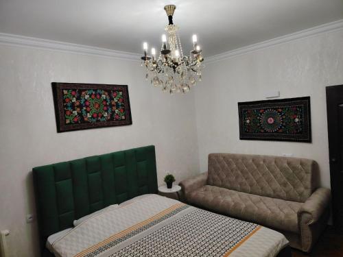 Χώρος καθιστικού στο Apart Tashkent