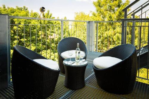 Гостиная зона в BENSIMON apartments Mitte - Moabit