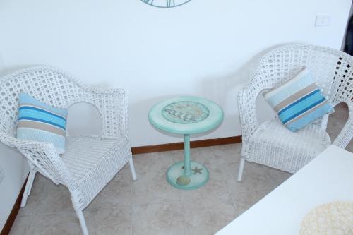 Χώρος καθιστικού στο Cala Annachiara