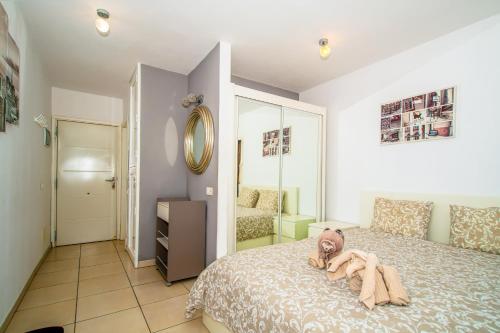 Voodi või voodid majutusasutuse Studio near Fañabé beach toas