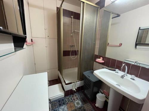 Koupelna v ubytování Appartement deux pièces- Argelès sur mer AR410-150