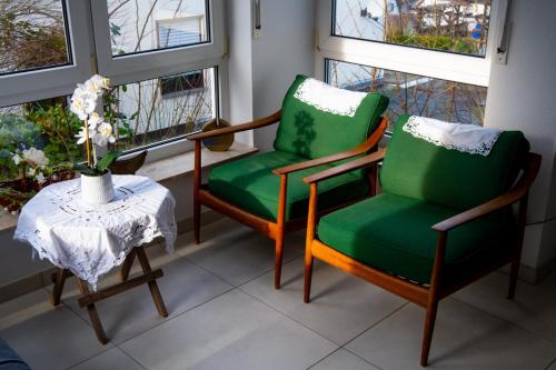 Χώρος καθιστικού στο Garten apartment 2