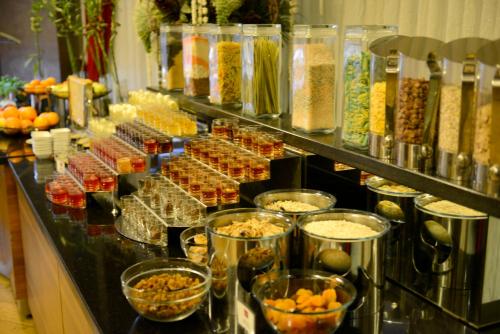 a buffet line with many different types of food at Crowne Plaza Kayseri by IHG in Kayseri