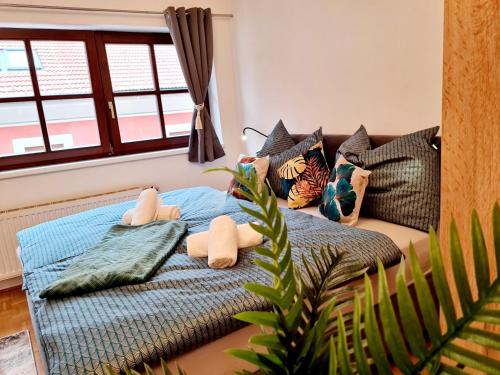 Postel nebo postele na pokoji v ubytování Apartment Crema