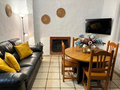 Ein Sitzbereich in der Unterkunft Mi niña Lola