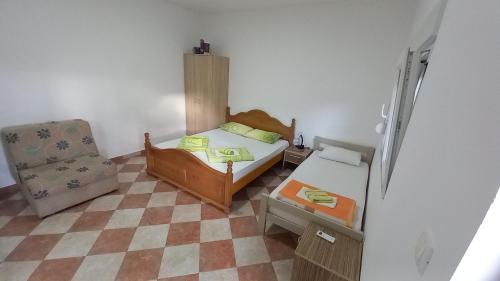 Кровать или кровати в номере Verige Apartments