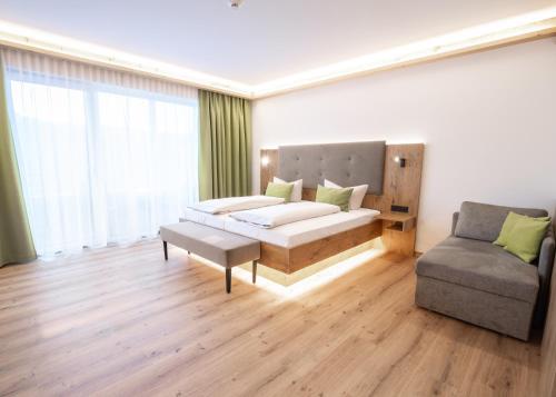 Ένα ή περισσότερα κρεβάτια σε δωμάτιο στο Hotel Keindl