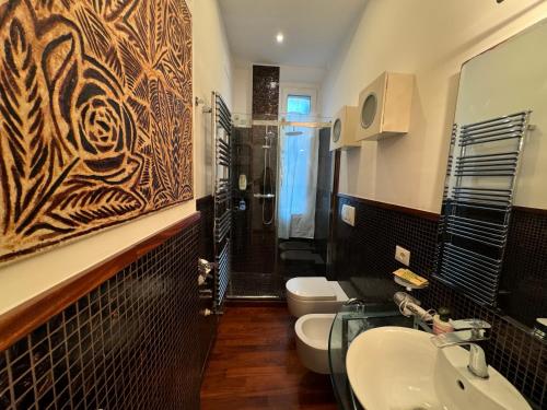 A bathroom at House Maximo at Colosseum