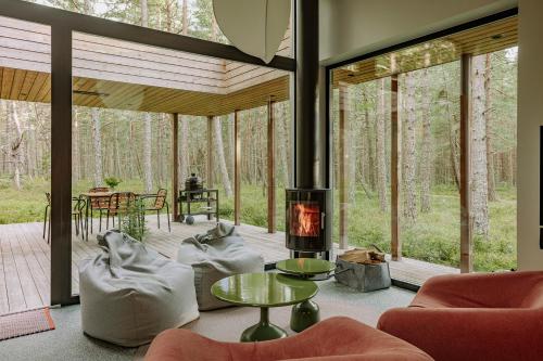 Posezení v ubytování Dirhami Nature Resort