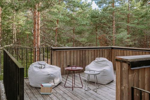 Balkón nebo terasa v ubytování Dirhami Nature Resort