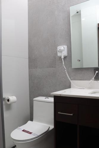 Koupelna v ubytování Hotel Wellintown