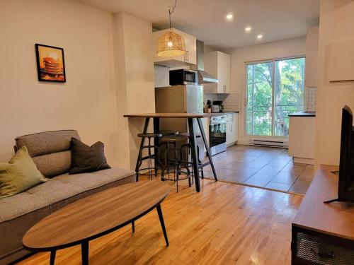 Η κουζίνα ή μικρή κουζίνα στο VIAU-1BR near Olympic Stadium