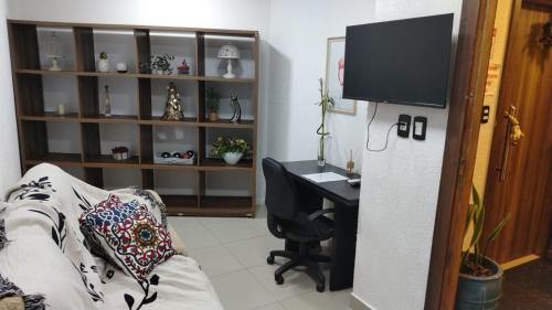 TV a/nebo společenská místnost v ubytování Stefanich Aparthotel 90