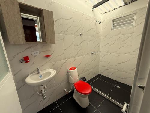 Koupelna v ubytování Apartamento Piso 2 Casa 5 Hotel Atlantis Libano
