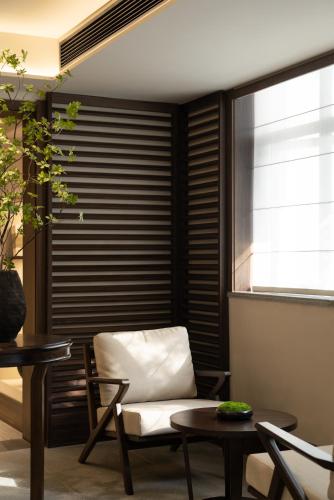 Posezení v ubytování Maiyue Hotel-Xi`an Zhonggulou