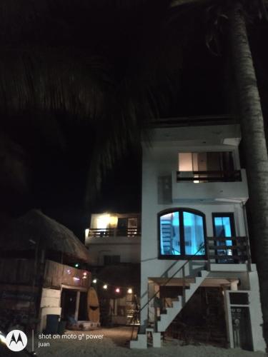 Balkón nebo terasa v ubytování Casa iguana-home away