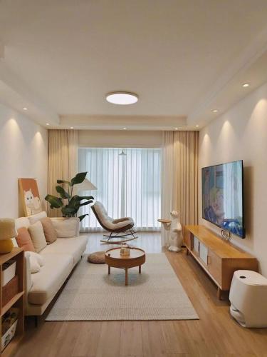 Televisyen dan/atau pusat hiburan di Smith's Apartment
