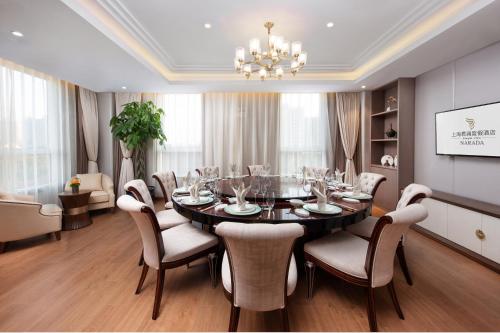 Χώρος καθιστικού στο NARADA Resort Shanghai Hotel Disney Store