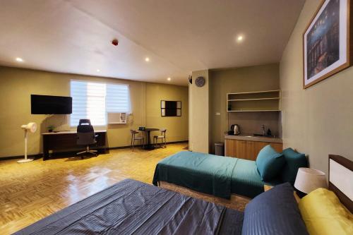 Posezení v ubytování Freddo Studio Apartelle