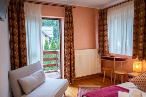 Posezení v ubytování Villa Ermitage