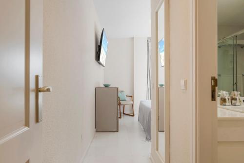 Koupelna v ubytování Espacioso y encantador apartamento en las gaviotas