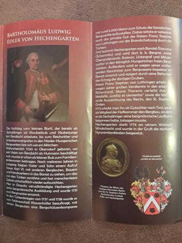 an open book with a picture of a man at das historische MEIXNER am Rerobichl Bezirk Kitzbühel in Oberndorf in Tirol