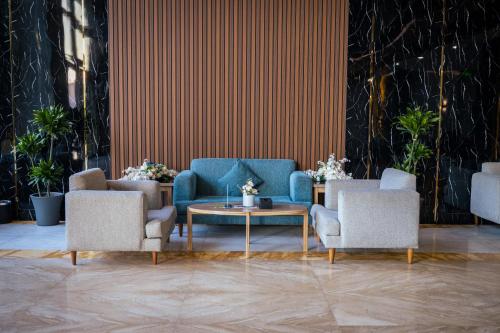Гостиная зона в Mirnian Hotel