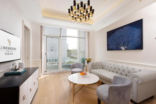 Χώρος καθιστικού στο NARADA Resort Shanghai Hotel Disney Store