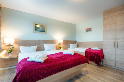 Hotel Frieslandにあるベッド