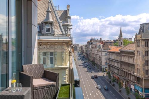 Výhľad na mesto Budapešť alebo výhľad na mesto priamo z hotela