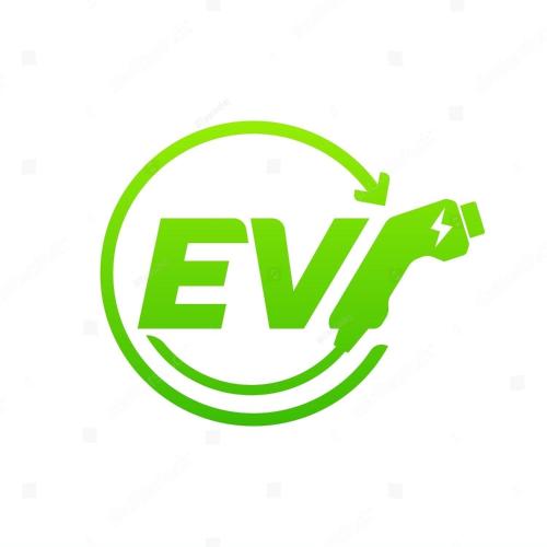 a green logo with the word evv in a circle at Casatino Villas in Kalianeika
