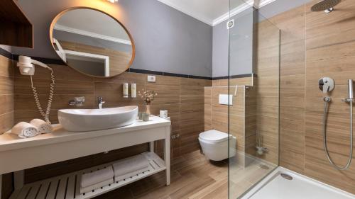 Koupelna v ubytování Eola Leisure Rooms