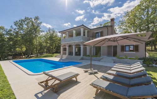 Villa Anima for 8 people in Central Istria with children playground and 50 m2 private pool