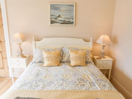 Katil atau katil-katil dalam bilik di Llwyn Onn 2 bed
