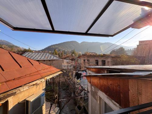 a view from the roof of a building at Maia`s Guest House in Borjomi