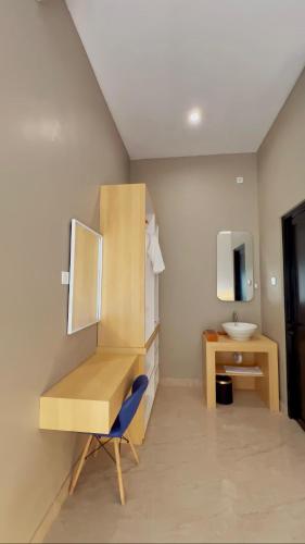 TV a/nebo společenská místnost v ubytování Dzanum Resort