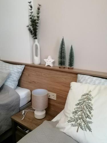 Posezení v ubytování Mohács Korona Apartman