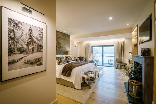 Ein Bett oder Betten in einem Zimmer der Unterkunft The Ridge